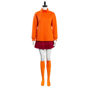 Scooby-Doo Véra Dinkley Vera Velma Cosplay Costume