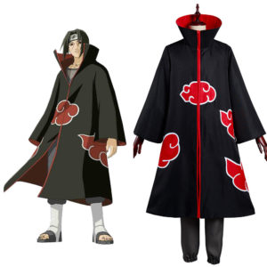 Naruto Akatsuki Itachi Uchiha Cosplay Costume