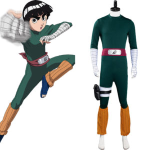 Anime Naruto Rock Lee Homme Cosplay Costume