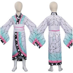 Enfant Kimetsu no Yaiba Kochou Shinobu Cosplay Costume - Cossky