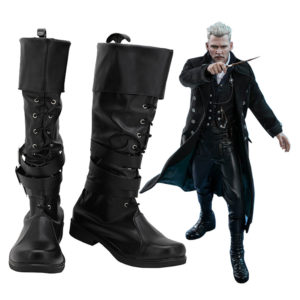 Les Animaux fantastiques：Les Crimes de Grindelwald Gellert Grindelwald Cosplay Chaussures