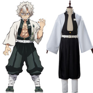 Les rôdeurs de la nuit Kimetsu no Yaiba Shinazugawa Sanemi Cosplay Costume