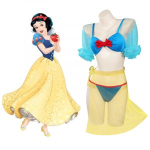 Snow White Maillot de Bain Cosplay Costume