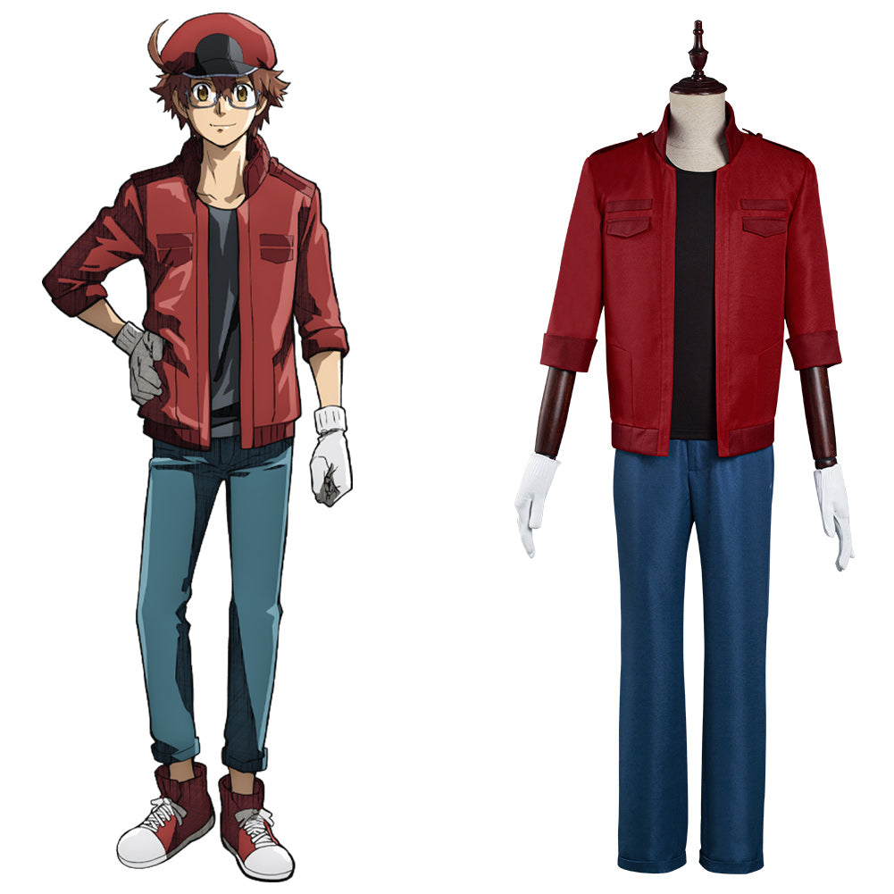 Cells at Work! BLACK Erythrocite AA2153 Cosplay Costume