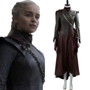 Le Trone De Fer S8 E5 Game of thrones Daenerys Targaryen Cosplay Costume