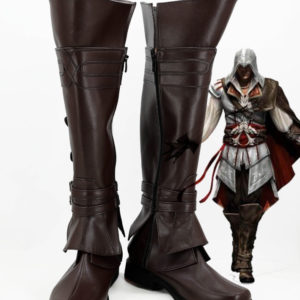 Assassin's Creed Ezio Auditore Da Firenze Bottes Cosplay Chaussures