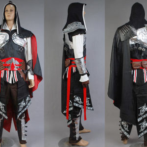 Assassin's Creed II Ezio Uniforme Nouveau Cosplay Costume