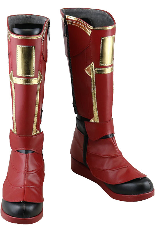 Avengers 4 Endgame Ms Marvel Captain Marvel Carol Danvers Cosplay Chaussures