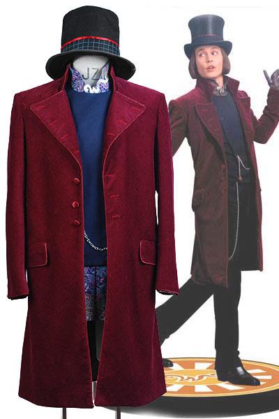 Charlie et la Chocolaterie Willy Wonka Cosplay Costume