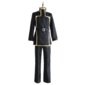 Code Geass Lelouch Zero Lamperouge Ashford Uniforme Scolaire Cosplay Costume