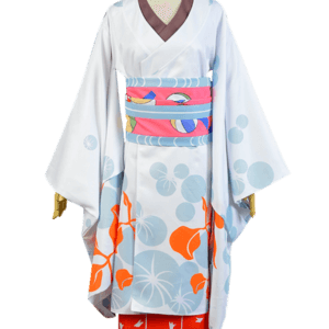 Puella Magi Madoka Magica Sayaka Miki Kimono Costume Cosplay