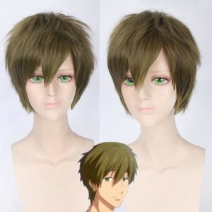 Free!-Iwatobi Swim Club Makoto Tachibana Cosplay Perruque