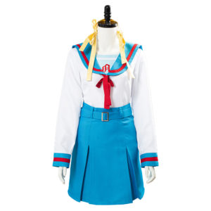 La Mélancolie de Haruhi Suzumiya Uniforme Scolaire Cosplay Costume