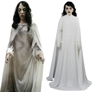 La Malédiction de la dame blanche La Llorona Cosplay Costume Avec Masque