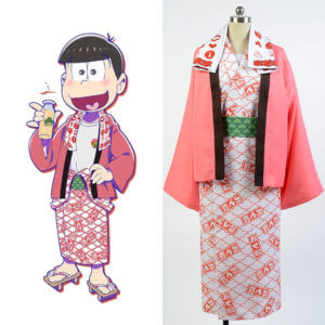 Osomatsu-kun Osomatsu Yukata Kimono Cosplay Costume