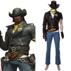 Overwatch Jesse Mccree Deadlock McCree Skin Cosplay Costume