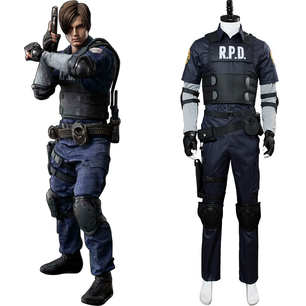 Resident Evil 2 Remake Leon Scott Kennedy Cosplay Costume