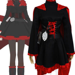 RWBY Red Trailer Ruby Cosplay Costume