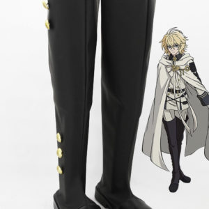 Seraph of the End Ferid Bathory Botte Cosplay Chaussures