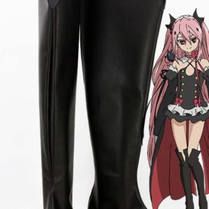 Seraph of the End Krul Tepes Botte Cosplay Chaussures