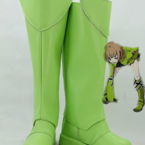 World Trigger Tamakoma First Kirie Konami Botte Verte Cosplay Chaussures