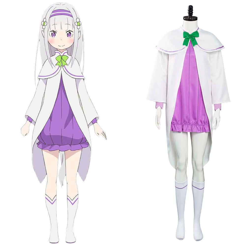 Re:Zero kara Hajimeru Isekai Seikatsu S2 Emilia Cosplay Costume