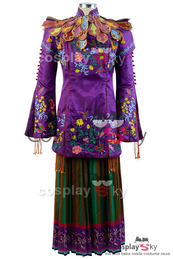Alice De L'autre Cote Du Miroir Alice Mandarin Costume Cosplay Costume