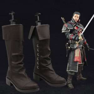 Assassin's Creed Rogue Shay Cormac Bottes Cosplay Chaussures
