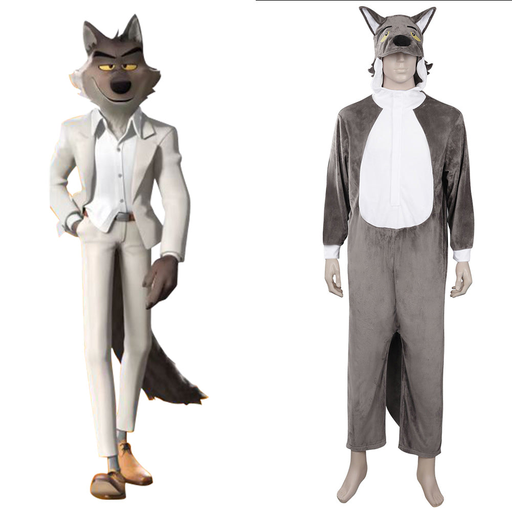 The Bad Guys Wolf Pyjama Combinaison Cosplay Costume