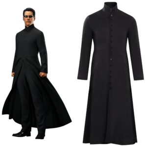 Film Matrix Resurrections Neo Cosplay Costume