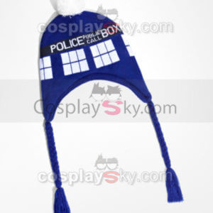 Doctor Who Tardis Bonnet Bleu Cosplay Accessoire