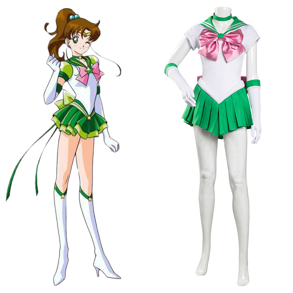 Sailor Moon Kino Makoto Uniforme Halloween Carnaval Cosplay Costume