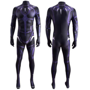 Black Panther Combinaison Violette Cosplay Costume
