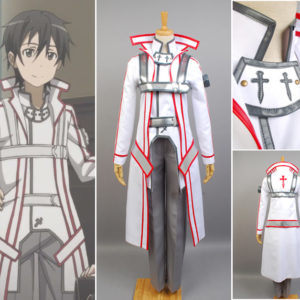 Sword Art Online Knights of the Blood Kazuto Kirigaya Cosplay Costume