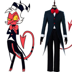 Helluva Boss Hazbin Hotel Moxxie Cosplay Costume