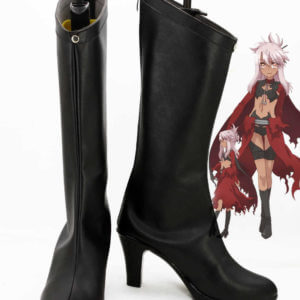 Fate/kaleid liner PRISMA Illya Kuro/Noir Bottes Cosplay Chaussures