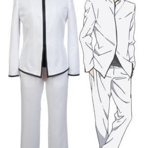 Free! Iwatobi Swim Club Rin Matsuoka Uniforme Blanche Cosplay Costume