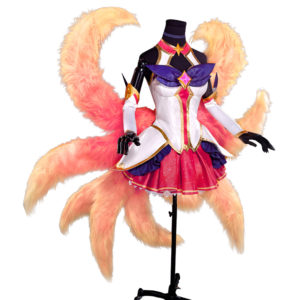 LoL League of Legends Ahri Cosplay Costume