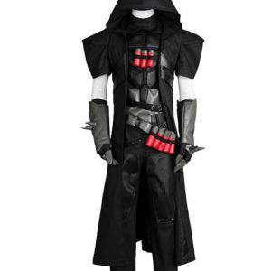 Overwatch Reaper Costume OW Gabriel Reyes Outfit Cosplay Costume