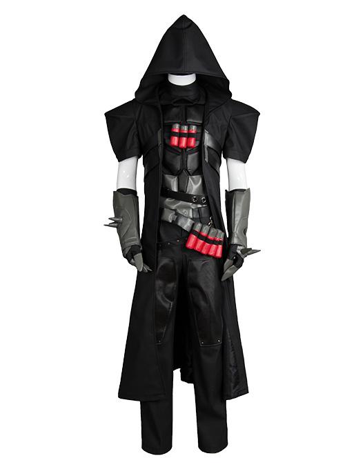 Overwatch Reaper Costume OW Gabriel Reyes Outfit Cosplay Costume