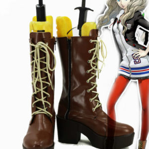 Persona 5 Anne Ann Takamaki Bottes Cosplay Chaussures