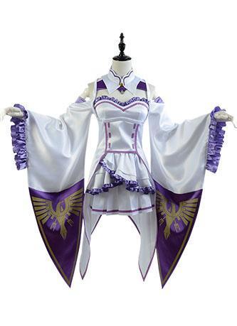 Re:Zero kara Hajimeru Isekai Seikatsu Emilia Cosplay Costume