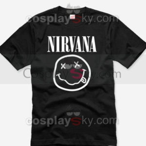 NIRVANA Tee-shirt Noire [Livraison Gratuite]